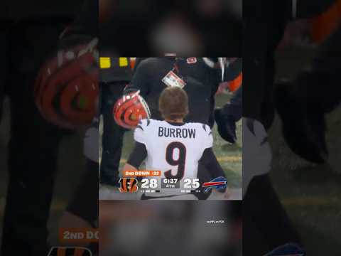 Oh no Joe Burrow 😭 #nfl #bengals
