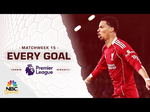 Every Premier League goal from Matchweek 15 (2025-26) | Premier League | NBC Sports