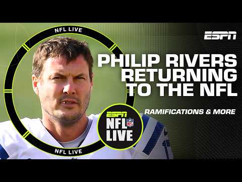 🚨 Breaking: Colts signing Philip Rivers to practice squad | NFL Live