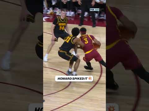 Iowa Volleyball would be proud 🔥 #iowa #basketball