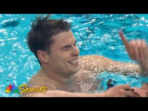 Andrej Barna TAKES DOWN Maxime Grousset, Jack Alexy, wins 50m freestyle in Austin | NBC Sports