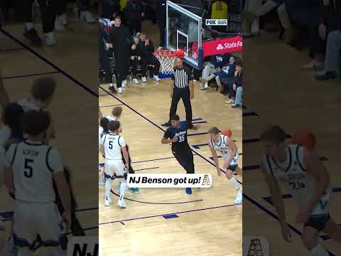 Waits for it, gets up, and throws it down! 🪜