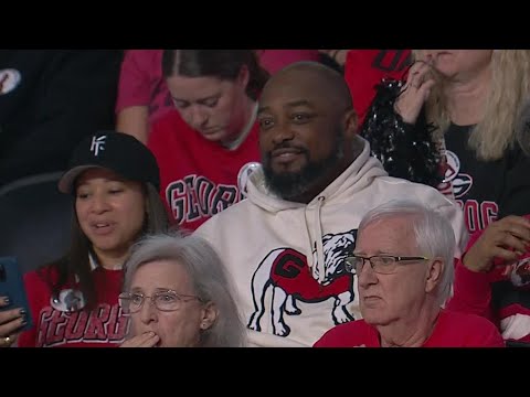 Mike Tomlin supports his daughter Harley at her gymnastics meet | ESPN College Gymnastics