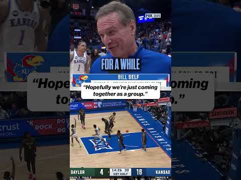 Bill Self is hopeful the Jayhawks are trending up 📈 #kansas #jayhawks #basketball #cbb