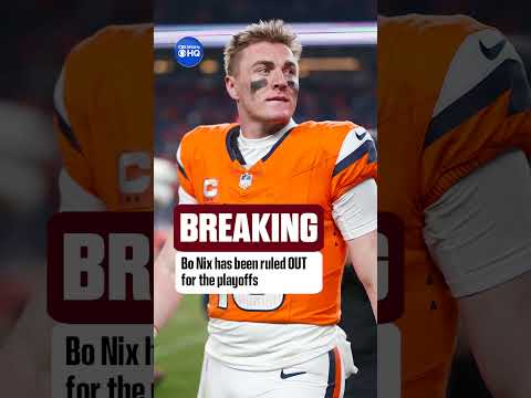 Bo Nix has been ruled out for the remainder of the playoffs #nfl #broncos