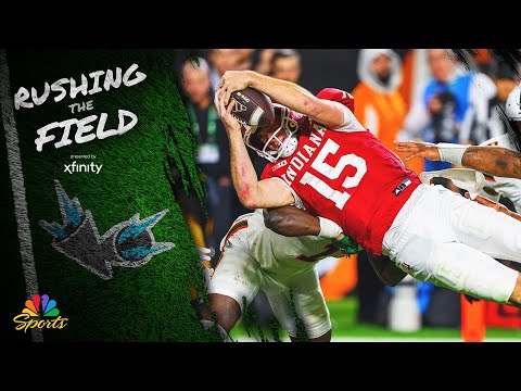 How Indiana beat Miami to win its first national title in football | Rushing the Field | NBC Sports