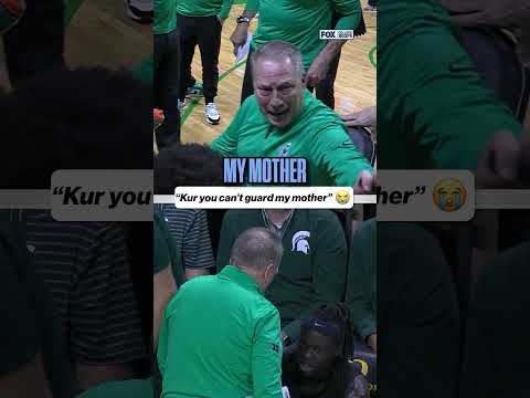 Coach Izzo had to keep it real ๐ญ๐ #MichiganState