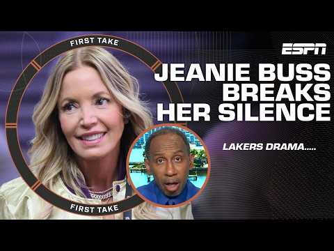 LAKERS DRAMA 👀 Stephen A. reacts to Jeanie Buss’ comments on LeBron James | First Take