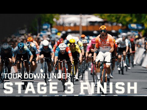 Tour Down Under 2026 Highlights, Men’s Stage 3 Finish | 1/23/26 | Cycling on NBC Sports