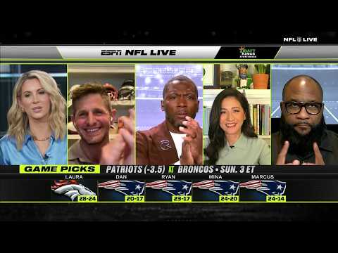 Laura Rutledge avoids ‘NFL Live Curse’ by picking Denver in AFC Championship Game 😂 | NFL Live