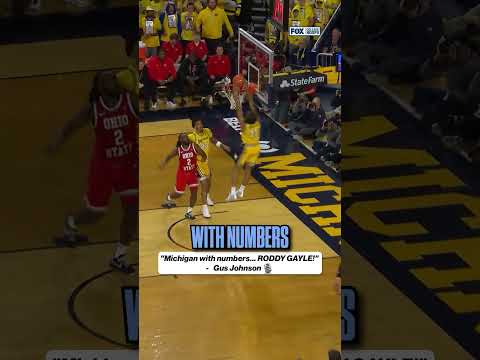 This call by Gus Johnson 😱 #basketball #cbb #gusjohnson #michigan