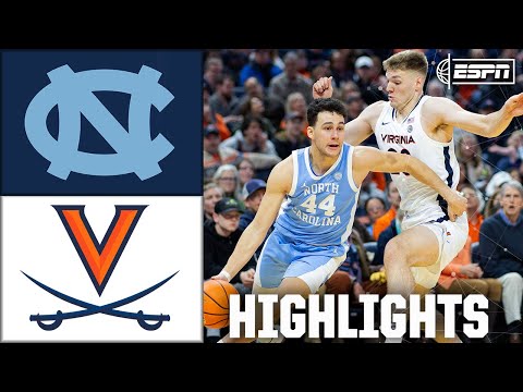DOWN TO THE WIRE 🚨 North Carolina vs. Virginia | Full Game Highlights | ESPN College Basketball