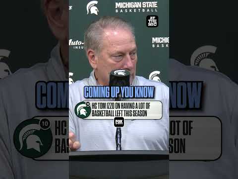 Tom Izzo isn’t getting carried away after the Spartans’ dominant win against Maryland 👏 #basketball