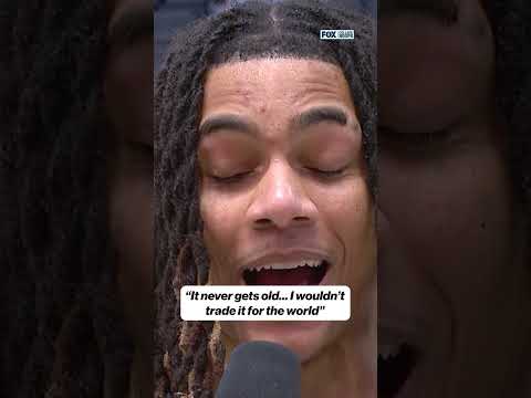 Alex Karaban & Solo Ball were feeling GOOD after a tough OT win 😤 #basketball #cbb #uconn #huskies