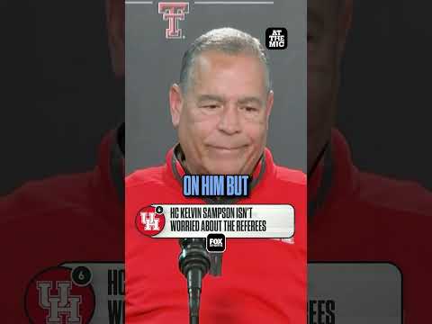 “I not going to B**** about the Referees” 🗣️ #houston #cbb #cbk #collegebasketball