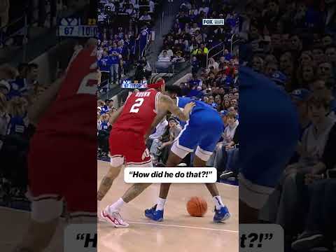 AJ Dybantsa with the footwork and the bucket for @BYUMBB