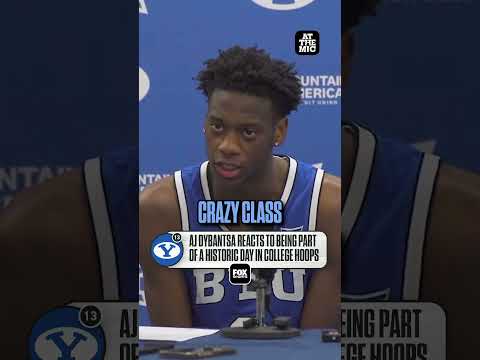 AJ Dybantsa says this freshman class is crazy 🥶 #AJDybantsa #Freshman #CollegeBasketball