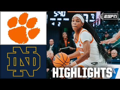 Clemson Tigers vs. Notre Dame Fighting Irish | Full Game Highlights | ESPN College Basketball