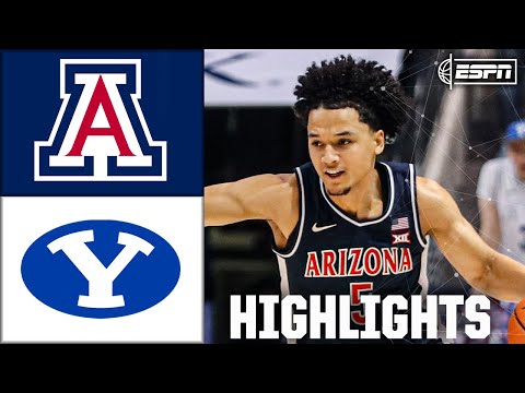 Arizona Wildcats vs. BYU Cougars | Full Game Highlights | ESPN College Basketball