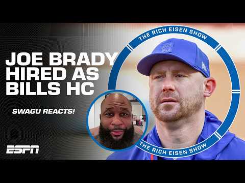 Swagu thinks Joe Brady has a ‘DAUNTING’ task as the Buffalo Bills HC 😳 | The Rich Eisen Show