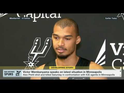 Marc J. Spears reacts to Victor Wembanyama addressing Alex Pretti’s death | NBA Today