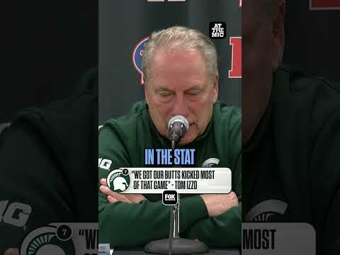 Tom Izzo wasn’t pleased with their performance despite win 👀 #MichiganState #TomIzzo