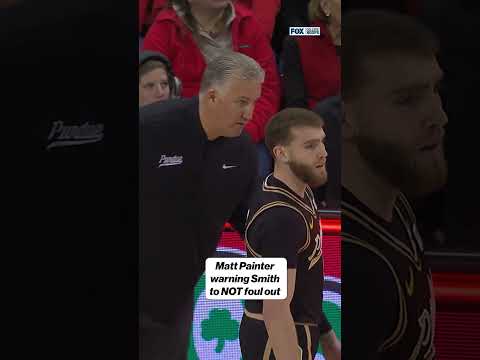 Please stay in the game, Braden 🙏 #purdue #basketball