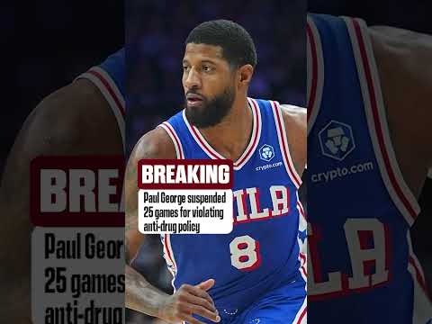 The NBA has suspended Paul George for 25 games after violating the league’s anti-drug policy #nba