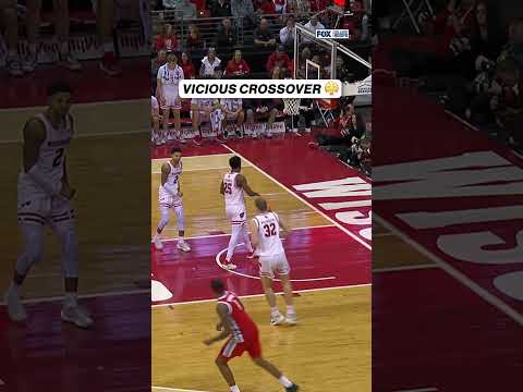 This was CLEAN 😮💨 #JohnMobleyJr #OhioState #Crossover