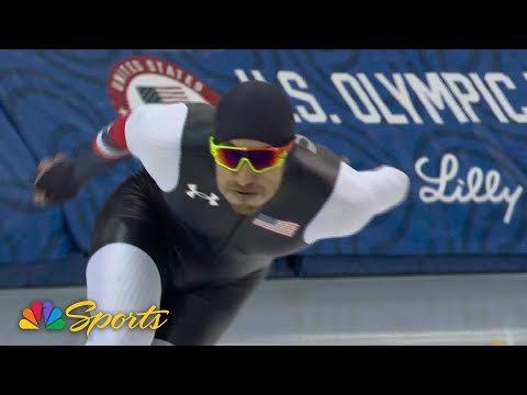 Emery Lehman CRUISES to fourth and final Olympic berth in 1500m at Speed Skating Trials | NBC Sports