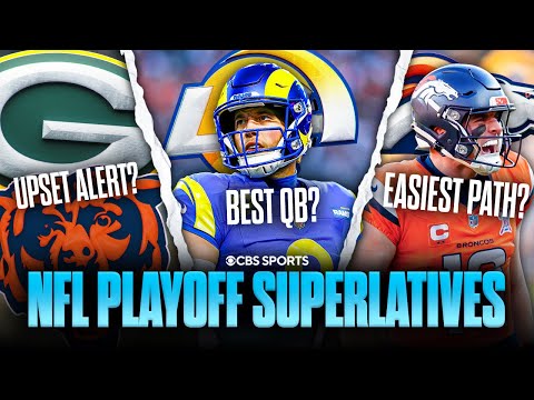 NFL Playoff Superlatives: Best chance at an Upset, Best QB, Easiest Path to Super Bowl, & MORE 🏆