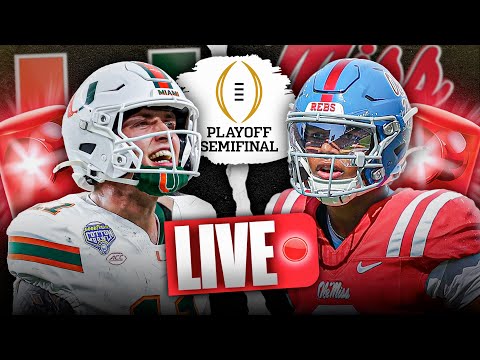 Miami vs Ole Miss LIVE | Fiesta Bowl SHOWDOWN | Pregame Show Preview & Predictions ✅