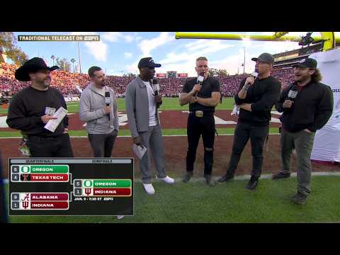 Pat McAfee reacts to hometown team Indiana winning 2026 Rose Bowl | ESPN College Football