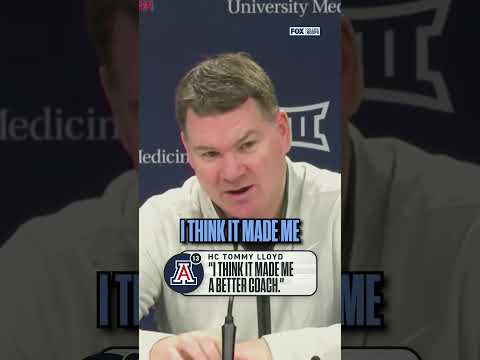 Arizona HC shares what made him a better coach 🗣️ #arizona #cbb #cbk #tommylloyd