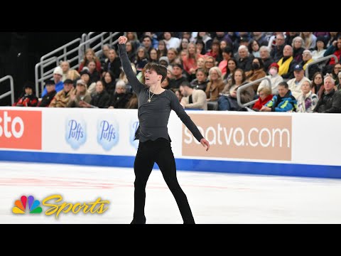 Maxim Naumov finishes strong with free skate at U.S. Figure Skating Championships | NBC Sports