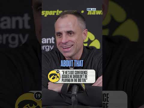 Ben McCollum on a moment where he told Cooper Koch he did something wrong. #Iowa