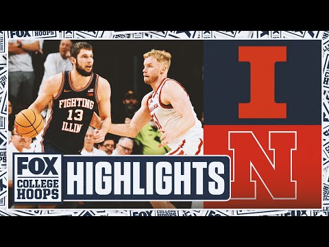No. 9 Illinois Fighting Illini vs. No. 5 Nebraska Cornhuskers Highlights 🏀 FOX College Hoops