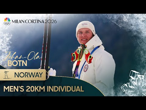 Johan-Ola Botn STORMS TO GOLD in biathlon men’s 20km individual | Winter Olympics 2026 | NBC Sports