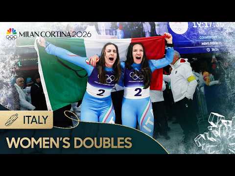 Italy grabs gold in FIRST-EVER Olympic women’s doubles luge | Winter Olympics 2026 | NBC Sports