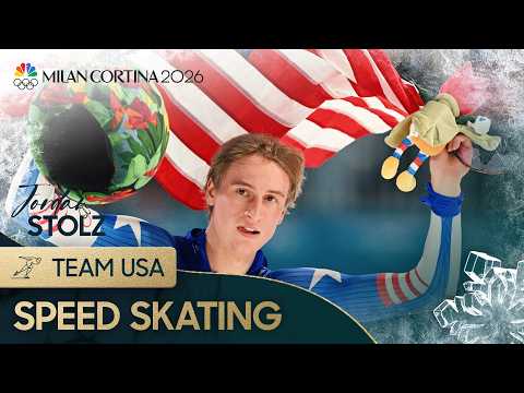 USA’s Jordan Stolz SMASHES 1000m Olympic record in debut | Winter Olympics 2026 | NBC Sports
