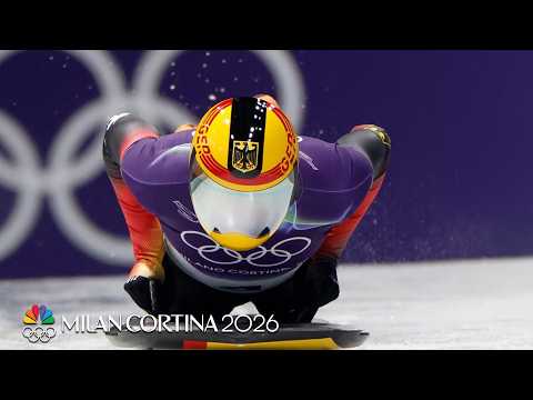 Axel Jungk, Christopher Grotheer in medal places amid second run | Winter Olympics 2026 | NBC Sports