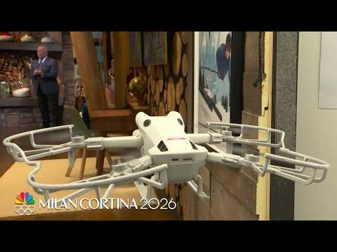 How drones are giving fans unprecedented looks into the Milan Cortina Olympics | NBC Sports