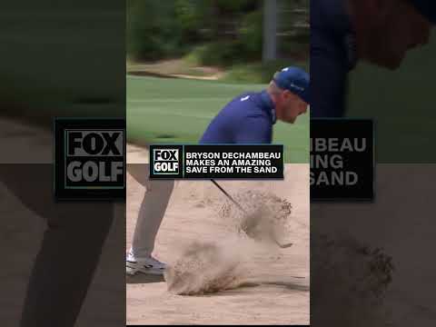 Bryson from the SAND ๐ #brysondechambeau #livgolf #golf