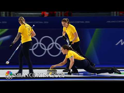 Sweden leaves it late to squeeze past Denmark in women’s curling | Winter Olympics 2026 | NBC Sports