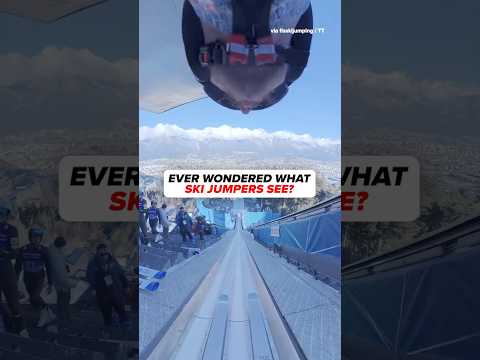 We’re soaring, flying! #olympics #skijump