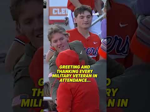 Class act by BOTH teams! 👏 🇺🇸 #clemsontigers #armywestpoint #collegebaseball