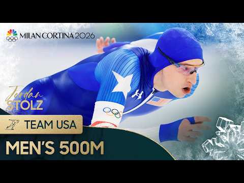 Jordan Stolz sets 500m OLYMPIC RECORD, wins second gold medal | Winter Olympics 2026 | NBC Sports