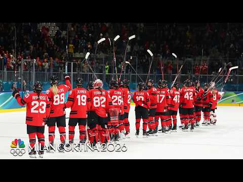 Canada tops Germany as Marie-Philip Poulin TIES OLYMPIC GOAL RECORD | Winter Olympics | NBC Sports
