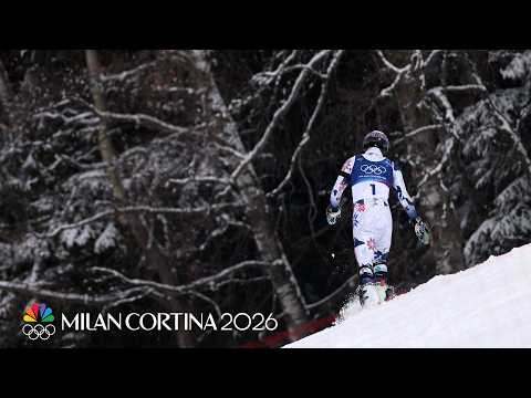 Atle Lie McGrath MELTS DOWN after straddling gate in slalom | Winter Olympics 2026 | NBC Sports
