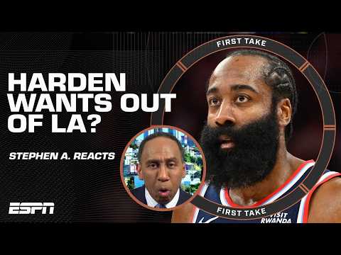 Stephen A. says when James Harden wants out, the answer is to let him leave ๐ฒ | First Take